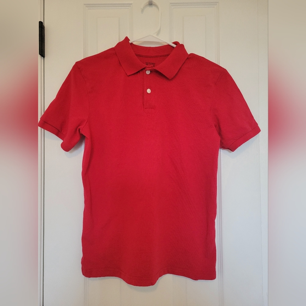 The Children's Place Boys Youth Bold Red Polo Shirt